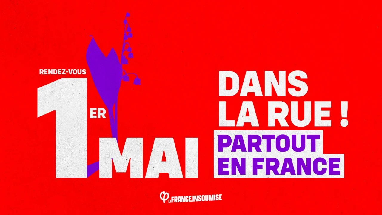 visuel manifestation 1er mai 2025