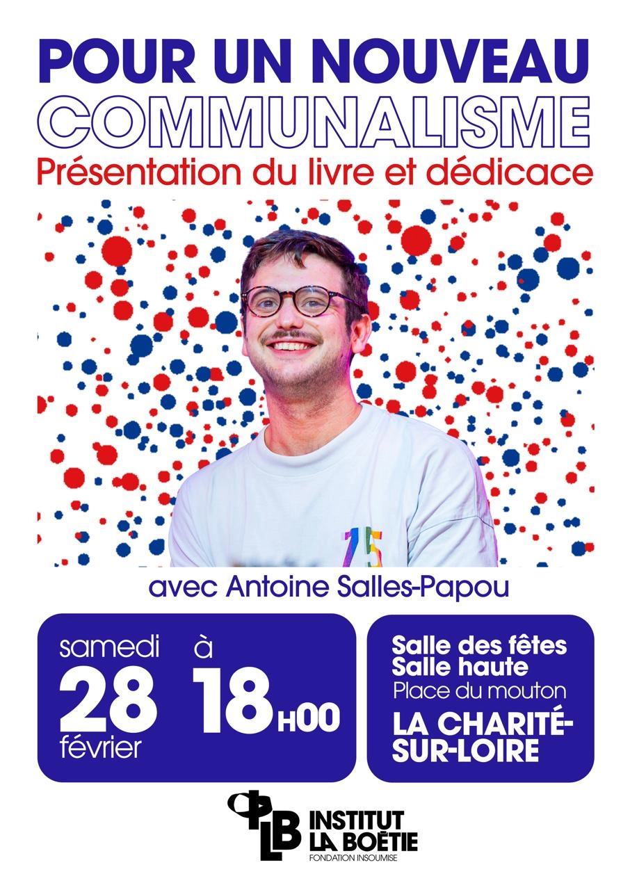 PRÉSENTATION DU LIVRE « POUR UN NOUVEAU COMMUNALISME » LE 28 FÉVRIER À LA CHARITÉ-SUR-LOIRE